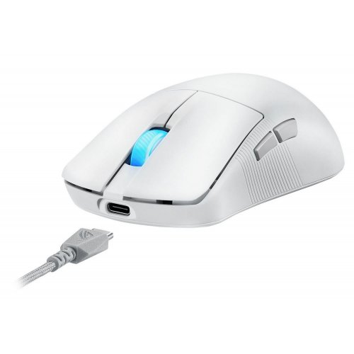 Купить Мышка Asus ROG Harpe Ace Mini Wireless (90MP03Z0-BMUA10) White - цена в Харькове, Киеве, Днепре, Одессе
в интернет-магазине Telemart фото