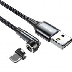 Кабель Essager Universal 540° Rotate Magnetic USB to Lightning 15W 1m (EXCCXL-WX0G) Gray