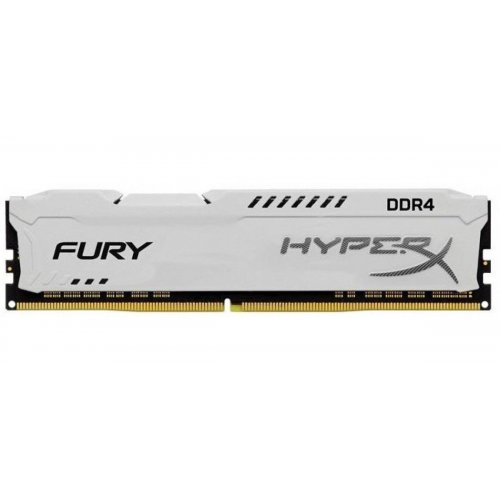 Озп Kingston DDR4 8GB 2400Mhz HyperX Fury White (HX424C15FW2/8) (Відновлено продавцем, 676775) купити з перевіркою сумісності: огляд, характеристики, ціна у Києві, Львові, Вінниці, Хмельницькому, Івано-Франківську, Україні | інтернет-магазин TELEMART.UA фото