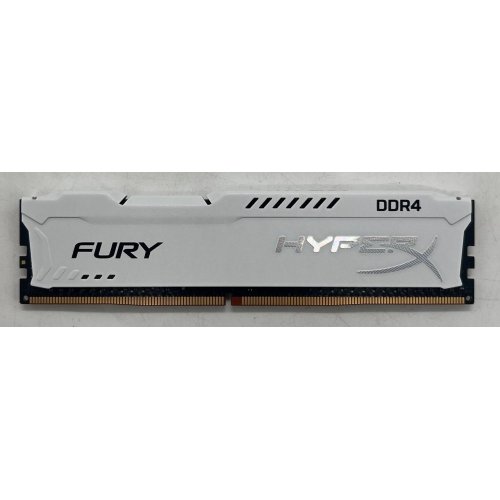 Озп Kingston DDR4 8GB 2400Mhz HyperX Fury White (HX424C15FW2/8) (Відновлено продавцем, 676775) купити з перевіркою сумісності: огляд, характеристики, ціна у Києві, Львові, Вінниці, Хмельницькому, Івано-Франківську, Україні | інтернет-магазин TELEMART.UA фото