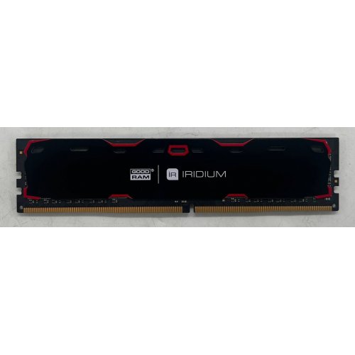 Купить Озу GoodRAM DDR4 8GB 2400Mhz IRDM Black (IR-2400D464L17S/8G) (Восстановлено продавцом, 676777) с проверкой совместимости: обзор, характеристики, цена в Киеве, Днепре, Одессе, Харькове, Украине | интернет-магазин TELEMART.UA фото