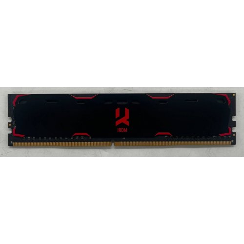 Купить Озу GoodRAM DDR4 8GB 2400Mhz IRDM Black (IR-2400D464L15S/8G) (Восстановлено продавцом, 676780) с проверкой совместимости: обзор, характеристики, цена в Киеве, Днепре, Одессе, Харькове, Украине | интернет-магазин TELEMART.UA фото