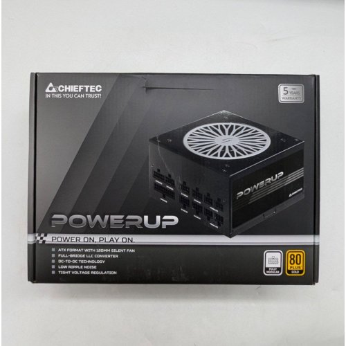 Купить Блок питания CHIEFTEC PowerUp 750W (GPX-750FC) (Восстановлено продавцом, 676816) с проверкой совместимости: обзор, характеристики, цена в Киеве, Днепре, Одессе, Харькове, Украине | интернет-магазин TELEMART.UA фото