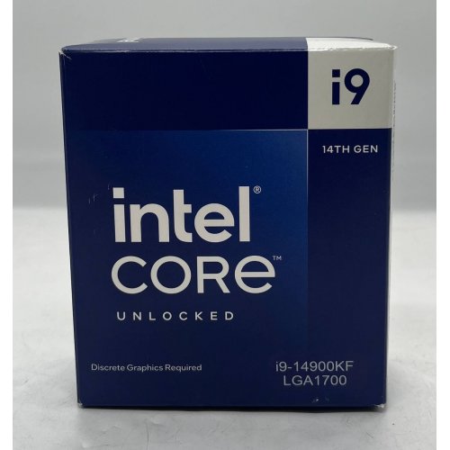 Процесор Intel Core i9-14900KF 3.2(6.0)GHz 36MB s1700 Box (BX8071514900KF) (Відновлено продавцем, 676833) купити з перевіркою сумісності: огляд, характеристики, ціна у Києві, Львові, Вінниці, Хмельницькому, Івано-Франківську, Україні | інтернет-магазин TELEMART.UA фото