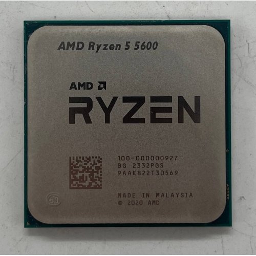 Процесор AMD Ryzen 5 5600 3.5(4.4)GHz 32MB sAM4 Tray (100-000000927) (Відновлено продавцем, 677061) купити з перевіркою сумісності: огляд, характеристики, ціна у Києві, Львові, Вінниці, Хмельницькому, Івано-Франківську, Україні | інтернет-магазин TELEMART.UA фото