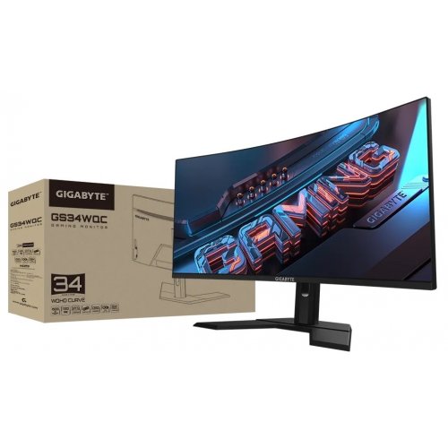 Купить Уценка монитор Gigabyte 34" GS34WQC Black (Битые пиксели, 2шт., 677083) - цена в Харькове, Киеве, Днепре, Одессе
в интернет-магазине Telemart фото