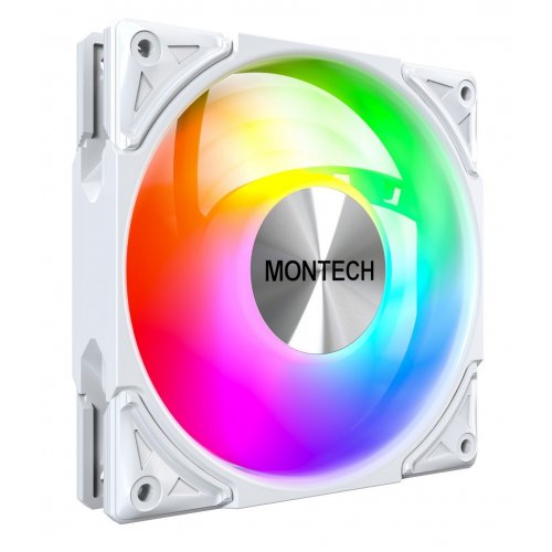 Купить Кулер для корпуса Montech Metal Pro 12 ARGB PWM White с проверкой совместимости: обзор, характеристики, цена в Киеве, Днепре, Одессе, Харькове, Украине | интернет-магазин TELEMART.UA фото