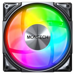 Кулер для корпуса Montech Metal Pro 12 ARGB PWM Black