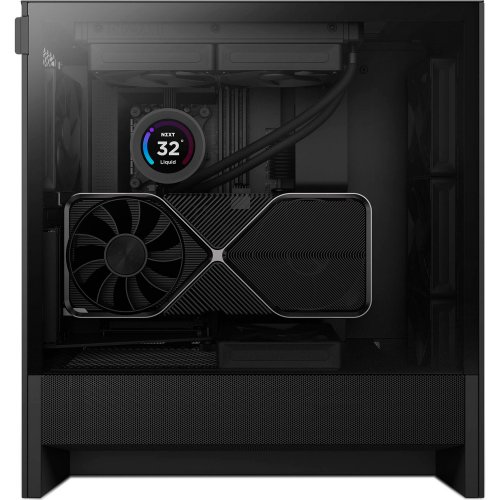 Купить Корпус NZXT H5 Flow без БП (CC-H52FB-01) Black с проверкой совместимости: обзор, характеристики, цена в Киеве, Днепре, Одессе, Харькове, Украине | интернет-магазин TELEMART.UA фото