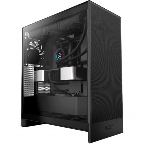 Купить Корпус NZXT H7 Flow без БП (CM-H72FB-01) Black с проверкой совместимости: обзор, характеристики, цена в Киеве, Днепре, Одессе, Харькове, Украине | интернет-магазин TELEMART.UA фото