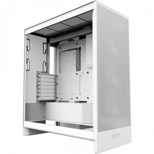 Корпус NZXT H7 Flow без БЖ (CM-H72FW-01) White купити з перевіркою сумісності: огляд, характеристики, ціна у Києві, Львові, Вінниці, Хмельницькому, Івано-Франківську, Україні | інтернет-магазин TELEMART.UA фото