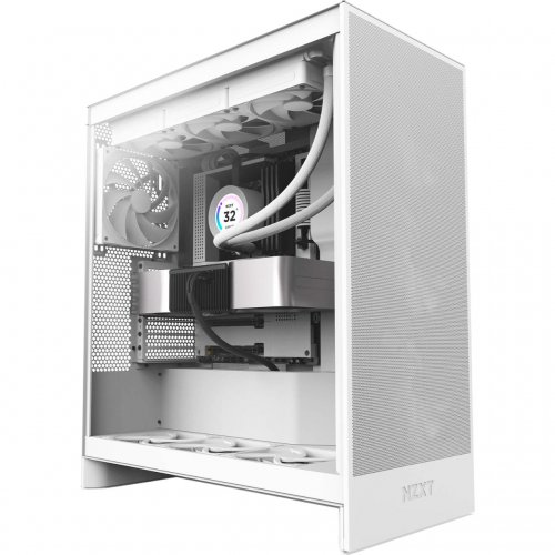 Купить Корпус NZXT H7 Flow без БП (CM-H72FW-01) White с проверкой совместимости: обзор, характеристики, цена в Киеве, Днепре, Одессе, Харькове, Украине | интернет-магазин TELEMART.UA фото