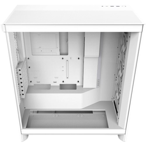 Корпус NZXT H7 Flow без БЖ (CM-H72FW-01) White купити з перевіркою сумісності: огляд, характеристики, ціна у Києві, Львові, Вінниці, Хмельницькому, Івано-Франківську, Україні | інтернет-магазин TELEMART.UA фото