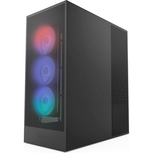 Купить Корпус NZXT H7 Flow RGB без БП (CM-H72FB-R1) Black с проверкой совместимости: обзор, характеристики, цена в Киеве, Днепре, Одессе, Харькове, Украине | интернет-магазин TELEMART.UA фото