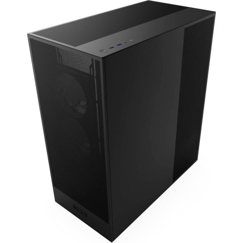 Корпус NZXT H7 Flow RGB без БЖ (CM-H72FB-R1) Black купити з перевіркою сумісності: огляд, характеристики, ціна у Києві, Львові, Вінниці, Хмельницькому, Івано-Франківську, Україні | інтернет-магазин TELEMART.UA фото