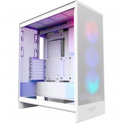 Корпус NZXT H7 Flow RGB без БП (CM-H72FW-R1) White