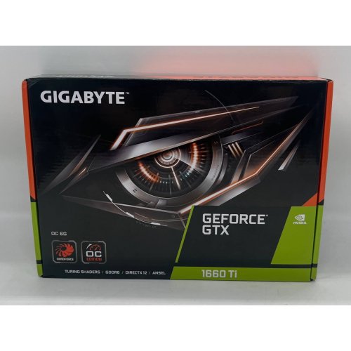 Відеокарта Gigabyte GeForce GTX 1660 Ti OC 6144MB (GV-N166TOC-6GD) (Відновлено продавцем, 677142) купити з перевіркою сумісності: огляд, характеристики, ціна у Києві, Львові, Вінниці, Хмельницькому, Івано-Франківську, Україні | інтернет-магазин TELEMART.UA фото