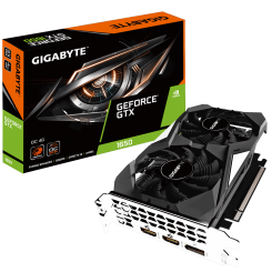 Видеокарта Gigabyte GeForce GTX 1650 OC 4096MB (GV-N1650OC-4GD) (Восстановлено продавцом, 677144)