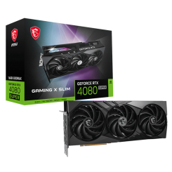 Уцінка відеокарта MSI GeForce RTX 4080 SUPER GAMING X SLIM 16384MB (RTX 4080 SUPER 16G GAMING X SLIM) (Сліди використання, 677182)