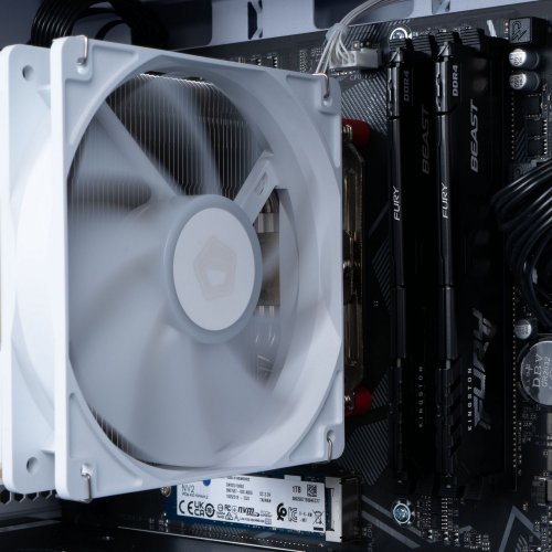 Купити Комп'ютер HEXO Gaming Optimal Pro (HGOP-5600N4060-16S1TWHMSH) White/Mesh - ціна в Києві, Львові, Вінниці, Хмельницькому, Франківську, Україні | інтернет-магазин TELEMART.UA фото