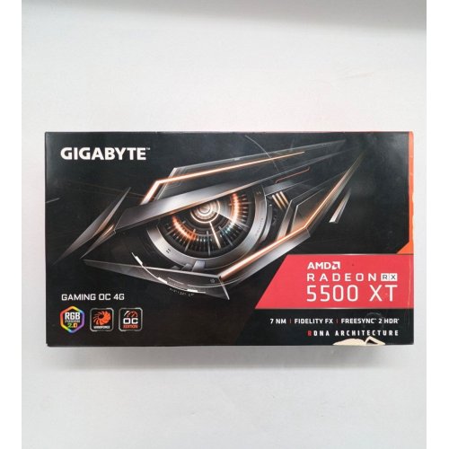 Купить Видеокарта Gigabyte Radeon RX 5500 XT Gaming OC 4096MB (GV-R55XTGAMING OC-4GD) (Восстановлено продавцом, 677192) с проверкой совместимости: обзор, характеристики, цена в Киеве, Днепре, Одессе, Харькове, Украине | интернет-магазин TELEMART.UA фото