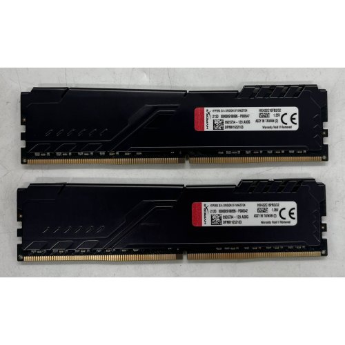 Озп Kingston DDR4 64GB (2x32GB) 3600Mhz FURY Beast Black (KF436C18BBK2/64) (Відновлено продавцем, 677224) купити з перевіркою сумісності: огляд, характеристики, ціна у Києві, Львові, Вінниці, Хмельницькому, Івано-Франківську, Україні | інтернет-магазин TELEMART.UA фото