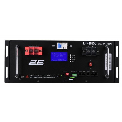 Купити Акумуляторна батарея 2E LFP48150 51.2V 150Ah 7.68 kWh 19″ LCD 16S (2E-LFP48150-LCD) - ціна в Києві, Львові, Вінниці, Хмельницькому, Франківську, Україні | інтернет-магазин TELEMART.UA фото