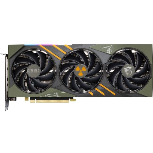 Відеокарта MSI GeForce RTX 4070 Ti SUPER GAMING SLIM Stalker 2 Edition 16384MB (RTX 4070 Ti SUPER 16G GAMING SLIM STALKER 2 EDITION) купити з перевіркою сумісності: огляд, характеристики, ціна у Києві, Львові, Вінниці, Хмельницькому, Івано-Франківську, Україні | інтернет-магазин TELEMART.UA фото