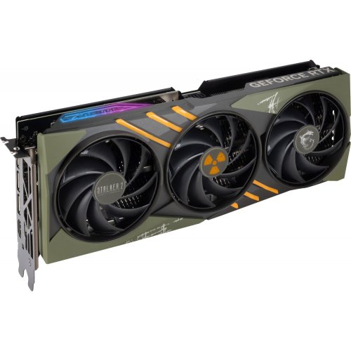 Купить Видеокарта MSI GeForce RTX 4070 Ti SUPER GAMING SLIM Stalker 2 Edition 16384MB (RTX 4070 Ti SUPER 16G GAMING SLIM STALKER 2 EDITION) с проверкой совместимости: обзор, характеристики, цена в Киеве, Днепре, Одессе, Харькове, Украине | интернет-магазин TELEMART.UA фото