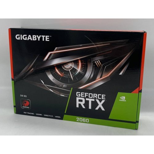 Відеокарта Gigabyte GeForce RTX 2060 D6 6144MB (GV-N2060D6-6GD) (Відновлено продавцем, 677402) купити з перевіркою сумісності: огляд, характеристики, ціна у Києві, Львові, Вінниці, Хмельницькому, Івано-Франківську, Україні | інтернет-магазин TELEMART.UA фото