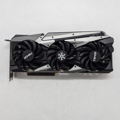 Купить Видеокарта Inno3D GeForce RTX 3090 ICHILL X4 24576MB (C30904-246XX-1880VA36) (Восстановлено продавцом, 677410) с проверкой совместимости: обзор, характеристики, цена в Киеве, Днепре, Одессе, Харькове, Украине | интернет-магазин TELEMART.UA фото