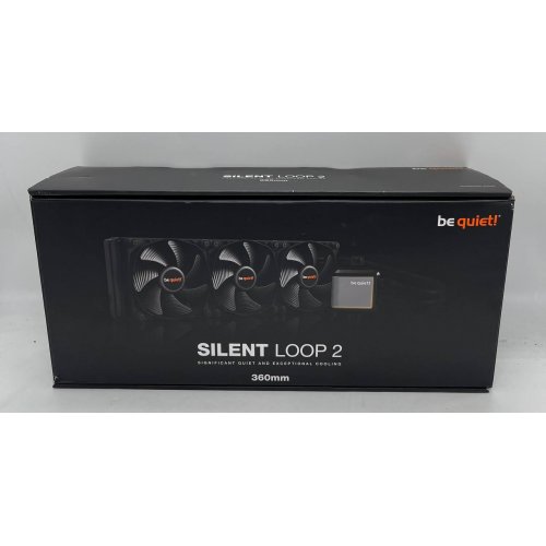 Готова сво Be Quiet! Silent Loop 2 360mm (BW012) (Відновлено продавцем, 677465) купити з перевіркою сумісності: огляд, характеристики, ціна у Києві, Львові, Вінниці, Хмельницькому, Івано-Франківську, Україні | інтернет-магазин TELEMART.UA фото