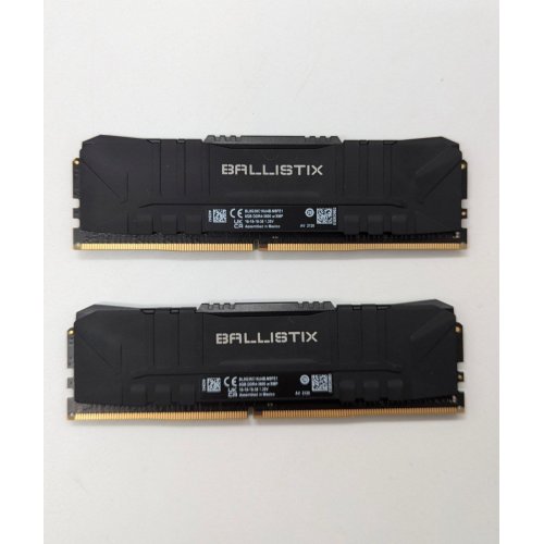 Купить Озу Crucial DDR4 16GB (2x8GB) 3600Mhz Ballistix Black (BL2K8G36C16U4B) (Восстановлено продавцом, 677527) с проверкой совместимости: обзор, характеристики, цена в Киеве, Днепре, Одессе, Харькове, Украине | интернет-магазин TELEMART.UA фото