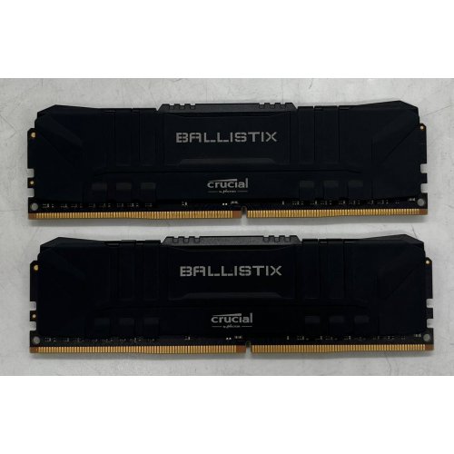 Купить Озу Crucial DDR4 16GB (2x8GB) 3000Mhz Ballistix Black (BL2K8G30C15U4B) (Восстановлено продавцом, 677529) с проверкой совместимости: обзор, характеристики, цена в Киеве, Днепре, Одессе, Харькове, Украине | интернет-магазин TELEMART.UA фото