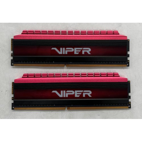 Купить Озу Patriot DDR4 16GB (2x8GB) 3200Mhz Viper 4 Series (PV416G320C6K) (Восстановлено продавцом, 677539) с проверкой совместимости: обзор, характеристики, цена в Киеве, Днепре, Одессе, Харькове, Украине | интернет-магазин TELEMART.UA фото