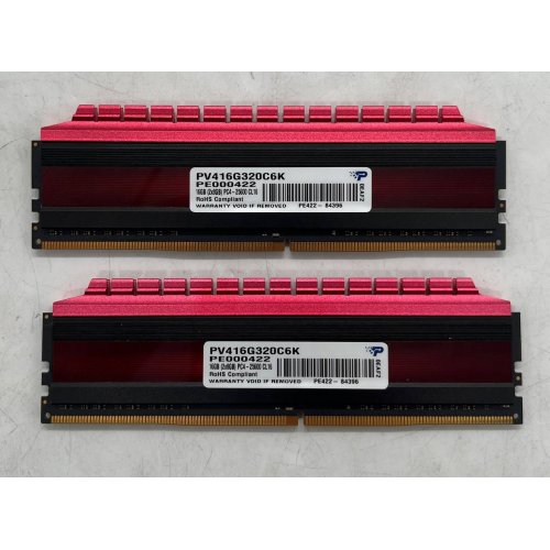 Озп Patriot DDR4 16GB (2x8GB) 3200Mhz Viper 4 Series (PV416G320C6K) (Відновлено продавцем, 677539) купити з перевіркою сумісності: огляд, характеристики, ціна у Києві, Львові, Вінниці, Хмельницькому, Івано-Франківську, Україні | інтернет-магазин TELEMART.UA фото