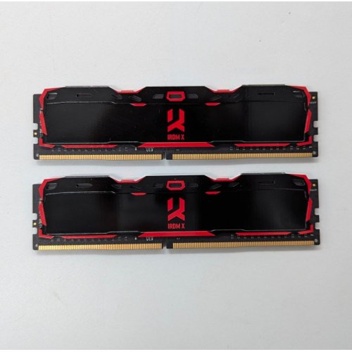 Озп GoodRAM DDR4 16GB (2x8GB) 2666Mhz IRDM X Black (IR-X2666D464L16S/16GDC) (Відновлено продавцем, 677700) купити з перевіркою сумісності: огляд, характеристики, ціна у Києві, Львові, Вінниці, Хмельницькому, Івано-Франківську, Україні | інтернет-магазин TELEMART.UA фото