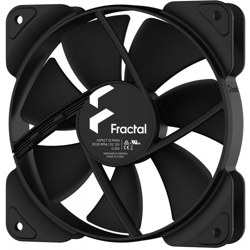 Кулер для корпуса Fractal Design Aspect 12 PWM (FD-F-AS1-1203) Black (Відновлено продавцем, 677767) купити з перевіркою сумісності: огляд, характеристики, ціна у Києві, Львові, Вінниці, Хмельницькому, Івано-Франківську, Україні | інтернет-магазин TELEMART.UA фото