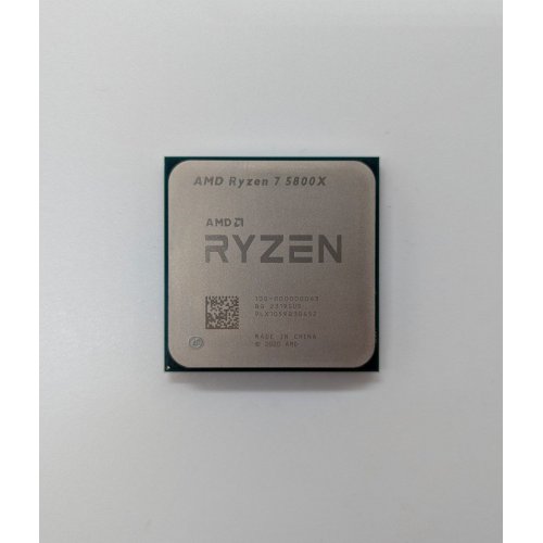 Процесор AMD Ryzen 7 5800X 3.8(4.7)GHz 32MB sAM4 Tray (100-000000063) (Відновлено продавцем, 677788) купити з перевіркою сумісності: огляд, характеристики, ціна у Києві, Львові, Вінниці, Хмельницькому, Івано-Франківську, Україні | інтернет-магазин TELEMART.UA фото