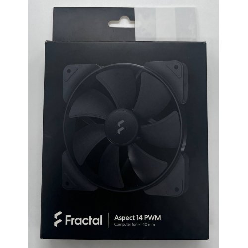 Кулер для корпуса Fractal Design Aspect 14 PWM (FD-F-AS1-1403) Black (Відновлено продавцем, 677812) купити з перевіркою сумісності: огляд, характеристики, ціна у Києві, Львові, Вінниці, Хмельницькому, Івано-Франківську, Україні | інтернет-магазин TELEMART.UA фото