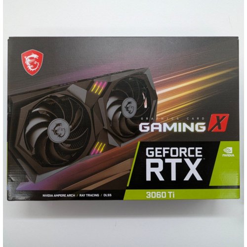 Відеокарта MSI GeForce RTX 3060 Ti GAMING X 8192MB (RTX 3060 Ti GAMING X 8G) LHR (Відновлено продавцем, 677815) купити з перевіркою сумісності: огляд, характеристики, ціна у Києві, Львові, Вінниці, Хмельницькому, Івано-Франківську, Україні | інтернет-магазин TELEMART.UA фото