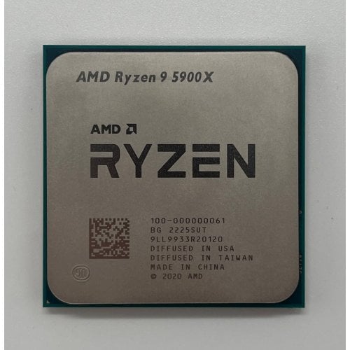 Купить Процессор AMD Ryzen 9 5900X 3.7(4.8)GHz 64MB sAM4 Box (100-100000061WOF) (Восстановлено продавцом, 677817) с проверкой совместимости: обзор, характеристики, цена в Киеве, Днепре, Одессе, Харькове, Украине | интернет-магазин TELEMART.UA фото