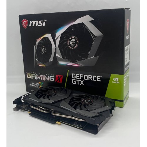 Відеокарта MSI GeForce GTX 1660 Gaming X 6144MB (GTX 1660 GAMING X 6G) (Відновлено продавцем, 677824) купити з перевіркою сумісності: огляд, характеристики, ціна у Києві, Львові, Вінниці, Хмельницькому, Івано-Франківську, Україні | інтернет-магазин TELEMART.UA фото