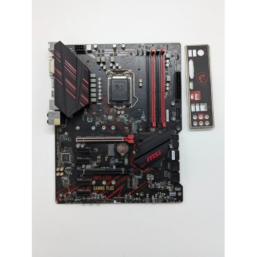 Материнська плата MSI MPG Z390 GAMING PLUS (s1151-v2, Intel Z390) (Відновлено продавцем, 677825) купити з перевіркою сумісності: огляд, характеристики, ціна у Києві, Львові, Вінниці, Хмельницькому, Івано-Франківську, Україні | інтернет-магазин TELEMART.UA фото