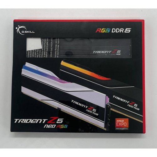 Купить Озу G.Skill DDR5 64GB (2x32GB) 6400Mhz Trident Z5 RGB (F5-6400J3239G32GX2-TZ5RK) (Восстановлено продавцом, 677828) с проверкой совместимости: обзор, характеристики, цена в Киеве, Днепре, Одессе, Харькове, Украине | интернет-магазин TELEMART.UA фото