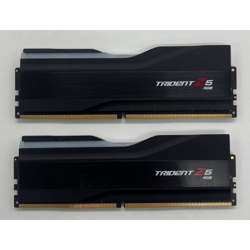 Купить Озу G.Skill DDR5 64GB (2x32GB) 6400Mhz Trident Z5 RGB (F5-6400J3239G32GX2-TZ5RK) (Восстановлено продавцом, 677828) с проверкой совместимости: обзор, характеристики, цена в Киеве, Днепре, Одессе, Харькове, Украине | интернет-магазин TELEMART.UA фото