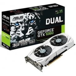 Відеокарта Asus GeForce GTX 1060 Dual 3072MB (DUAL-GTX1060-3G) (Відновлено продавцем, 677836)