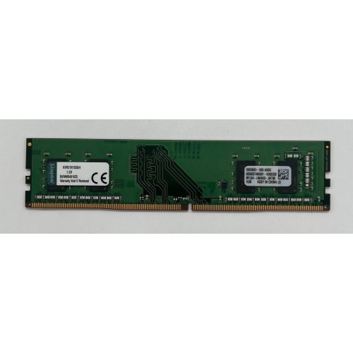 Озп Kingston DDR4 4GB 2133Mhz (KVR21N15S6/4) (Відновлено продавцем, 677854) купити з перевіркою сумісності: огляд, характеристики, ціна у Києві, Львові, Вінниці, Хмельницькому, Івано-Франківську, Україні | інтернет-магазин TELEMART.UA фото