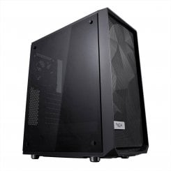 Корпус Fractal Design Meshify C без БП (FD-CA-MESH-C-BKO-TG) Black (Восстановлено продавцом, 677881)