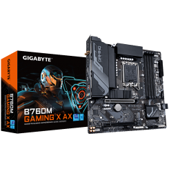 Уценка материнская плата Gigabyte B760M GAMING X AX (s1700, Intel B760) (Следы использования, 677982)